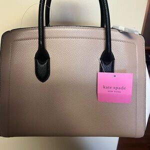 Kate Spade Knott Colorblocked Large Satchel. Italian leather